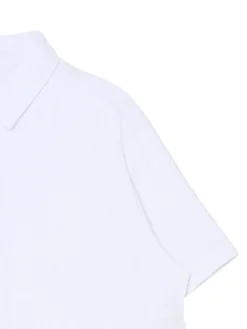 New Biała koszula w retro stylu Koszule, Bluzki
