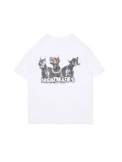 Hot Biała koszulka z dobermanami UNISEX Koszulki, Topy|Unisex
