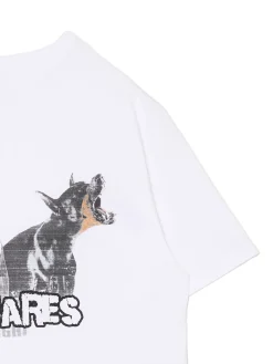 Hot Biała koszulka z dobermanami UNISEX Koszulki, Topy|Unisex