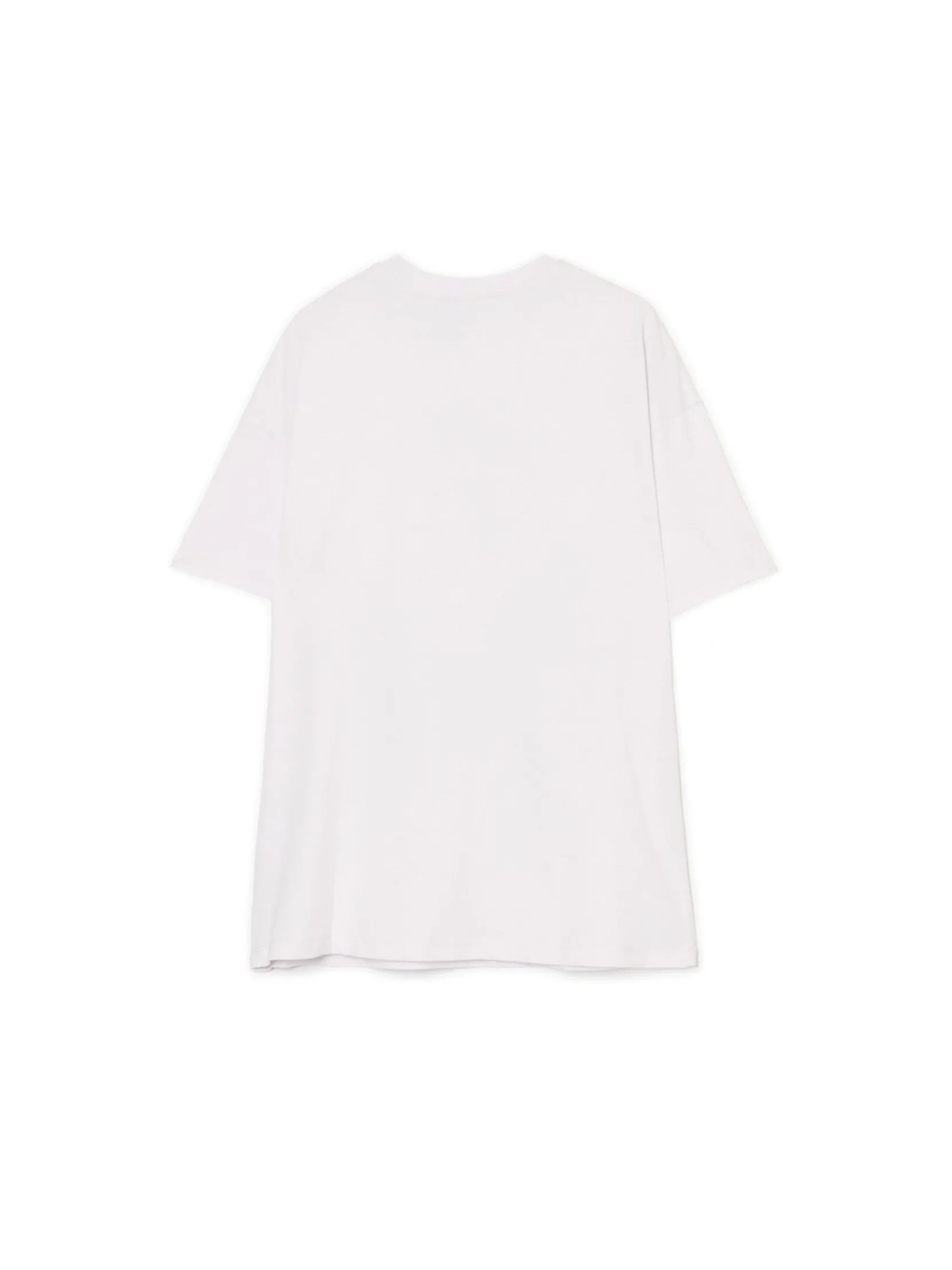 Hot Biała koszulka z kolorowym nadrukiem UNISEX Unisex|Unisex