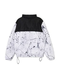 Fashion Biała kurtka puffer z nadrukiem Kurtki Zimowe|Kurtki, Płaszcze