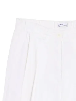 Clearance Białe spodnie wide leg Spodnie