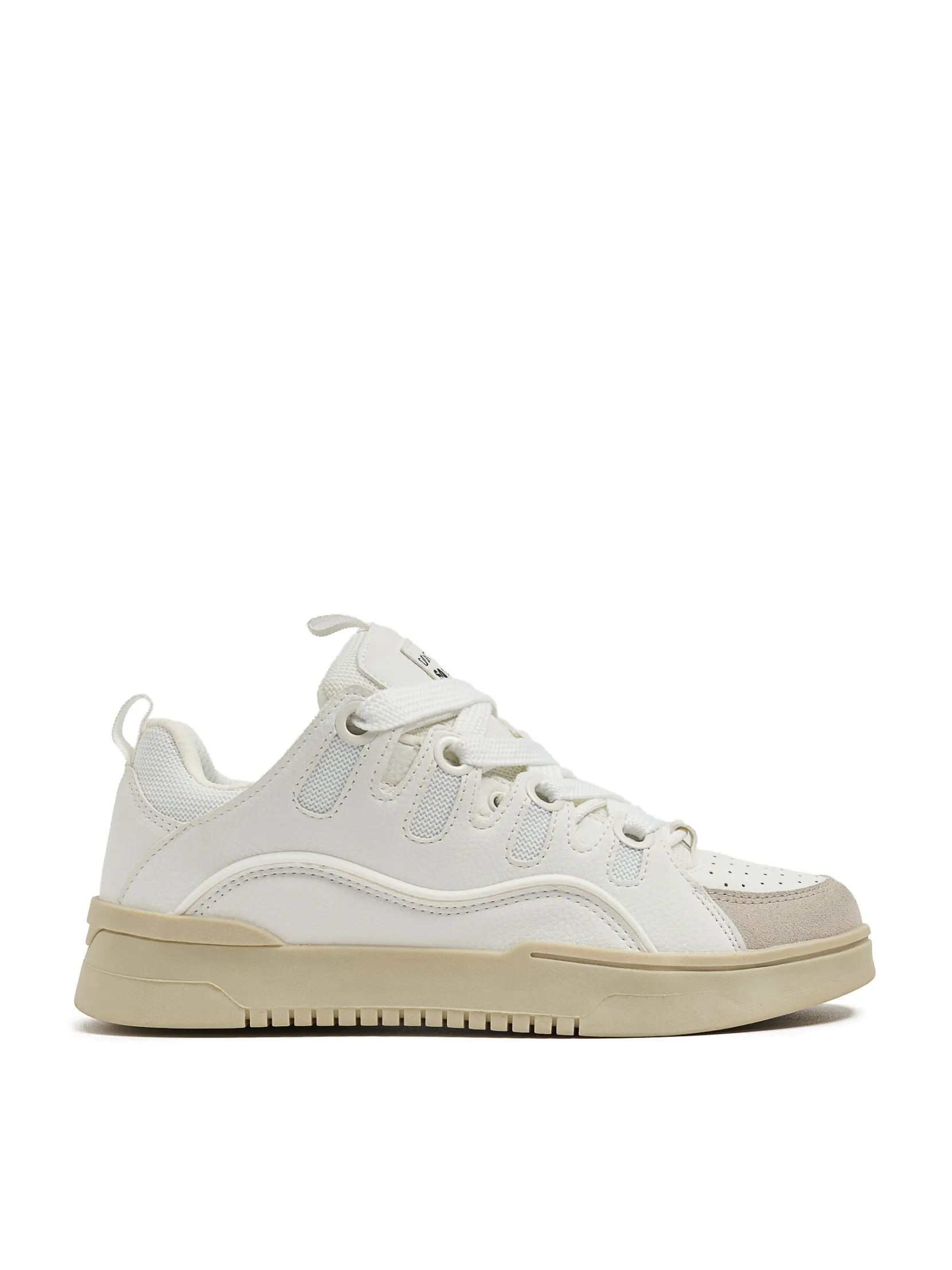 Clearance Białe sportowe sneakersy Sneakersy
