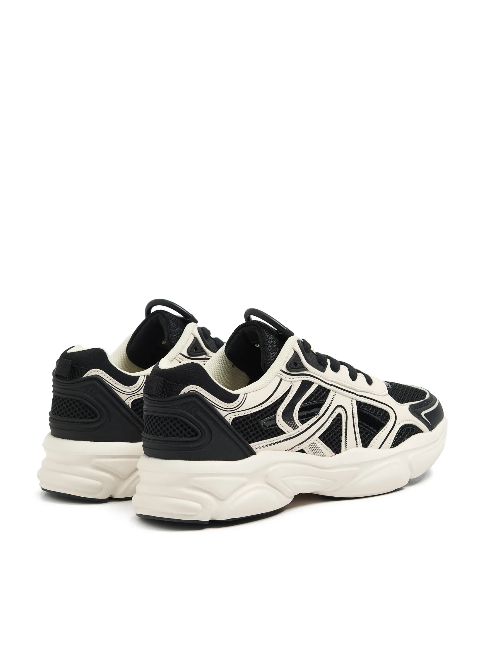 Fashion Biało-czarne sneakersy Sneakersy