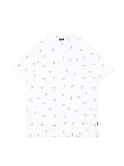 Clearance T-shirt polo z rybkami Koszulki