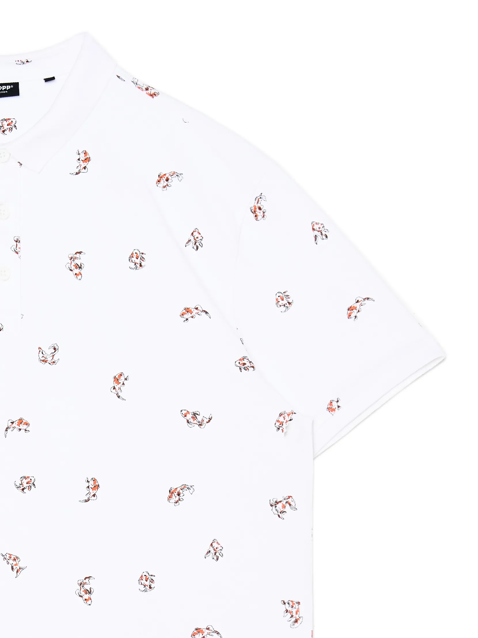 Clearance T-shirt polo z rybkami Koszulki