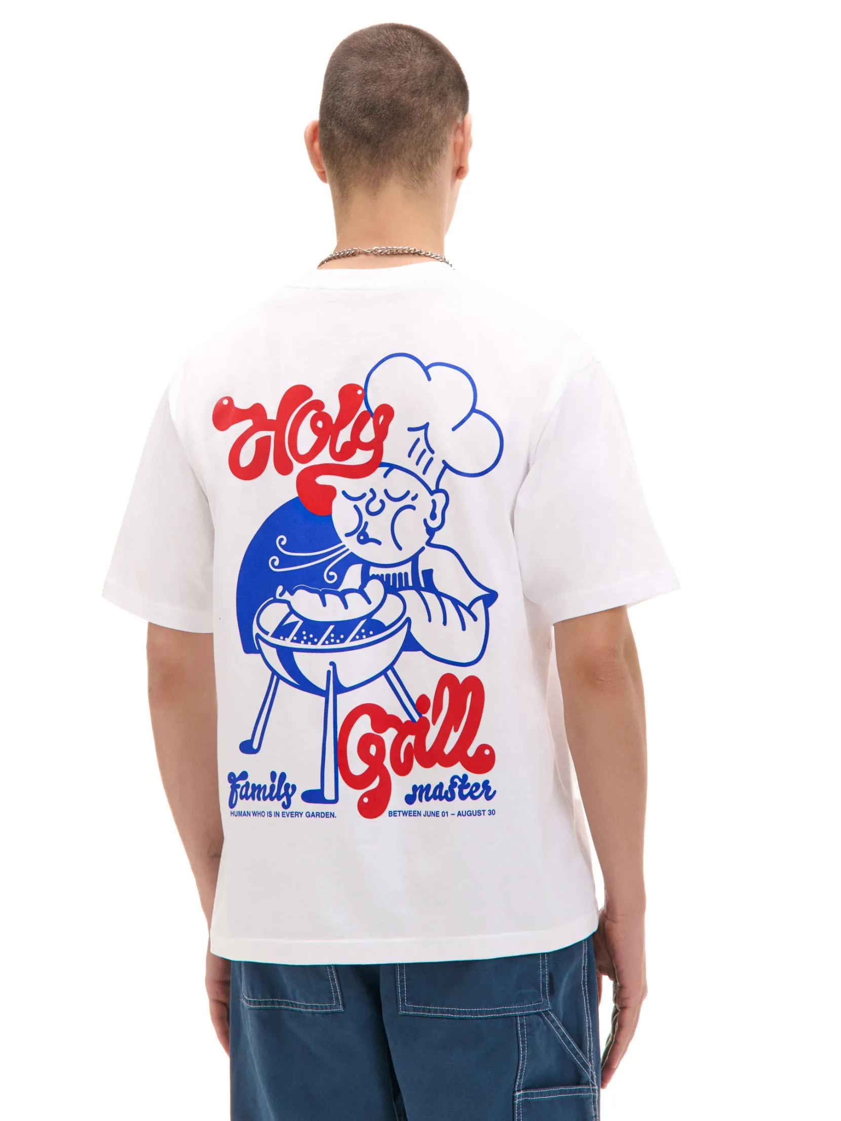 Fashion T-shirt z grillowym nadrukiem Koszulki