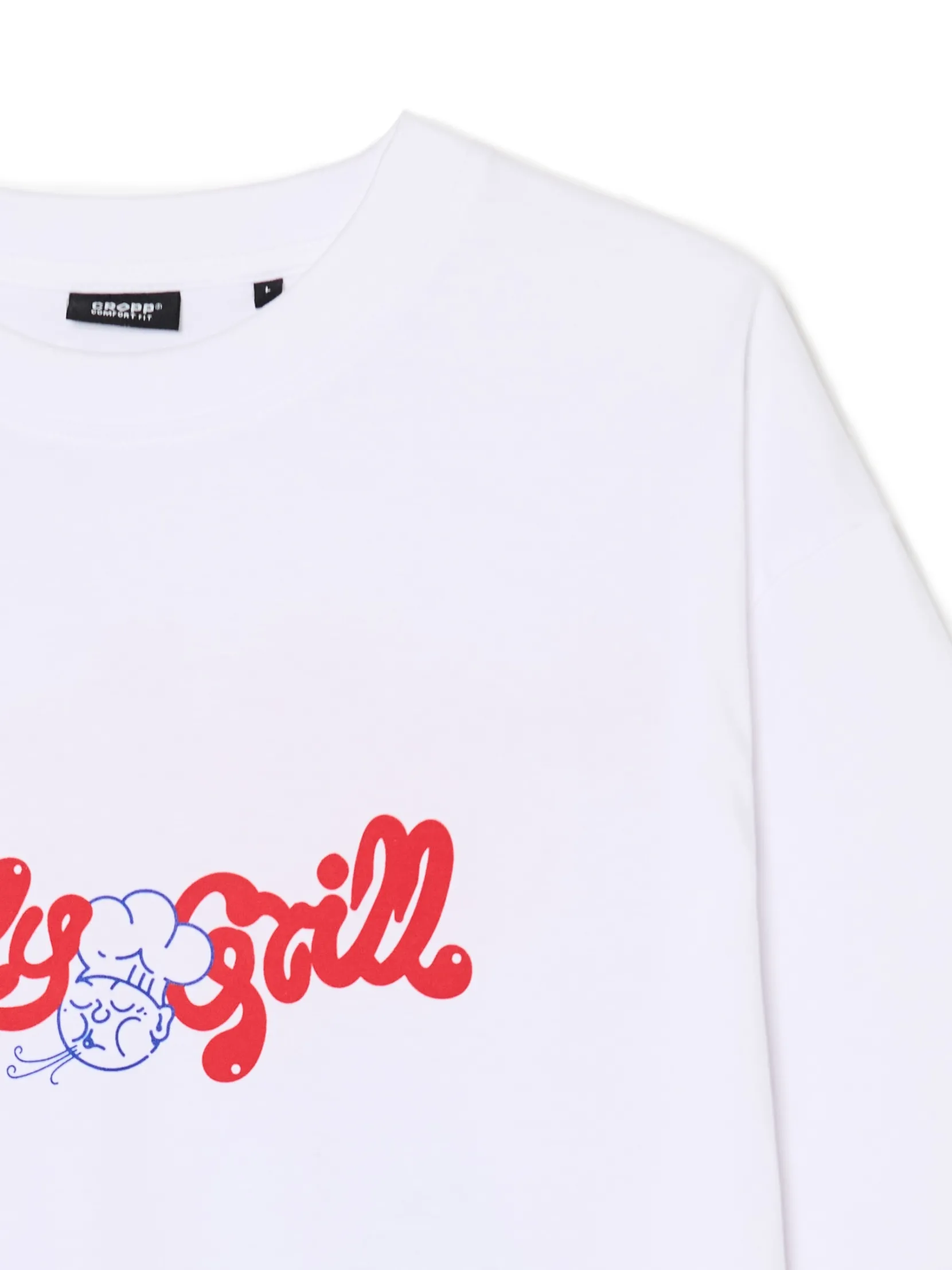 Fashion T-shirt z grillowym nadrukiem Koszulki