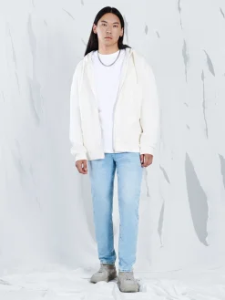 Fashion Błękitne jeansy slim Jeansy