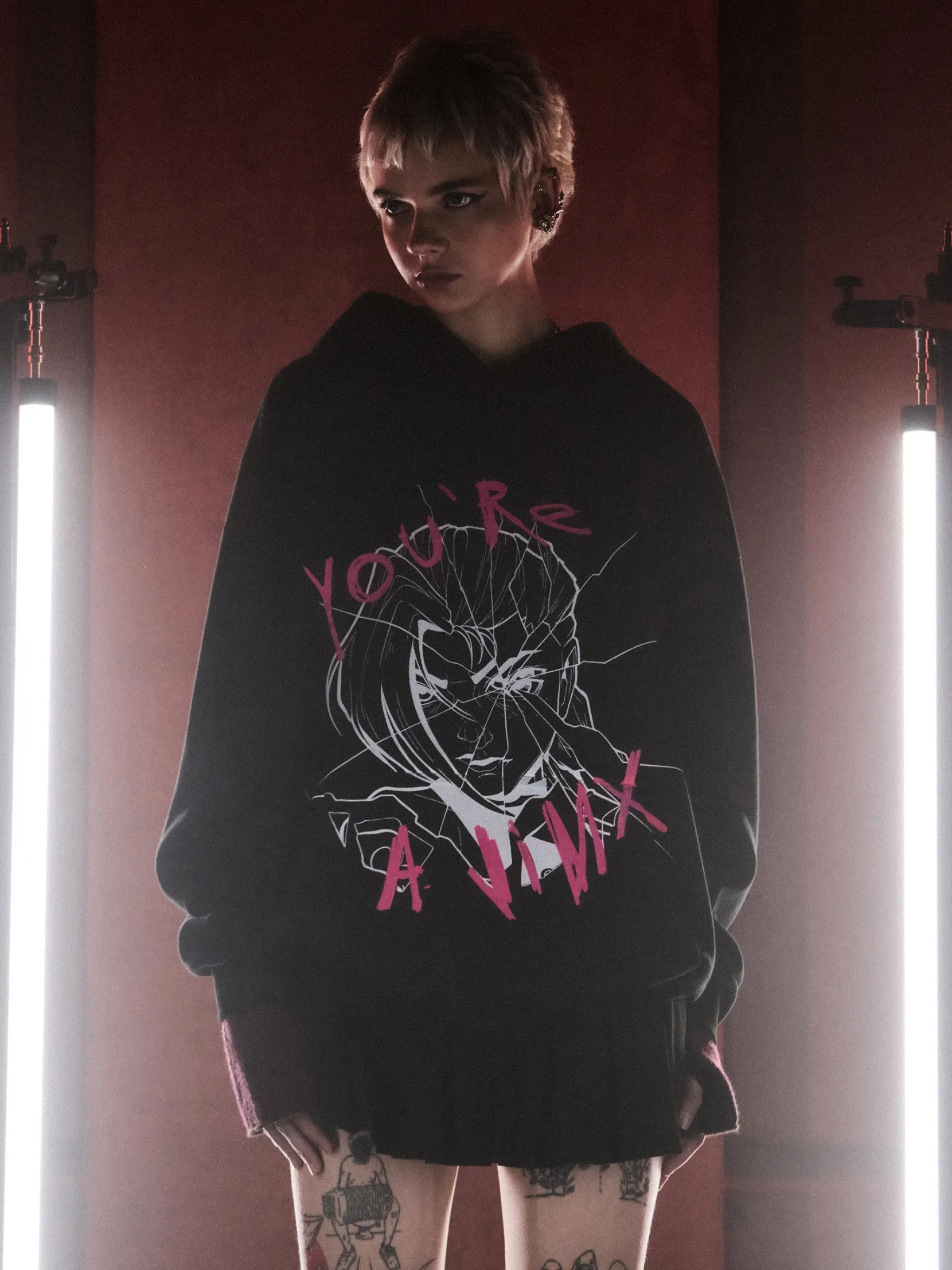 Best Bluza Arcane z efektem glow in the dark Bluzy