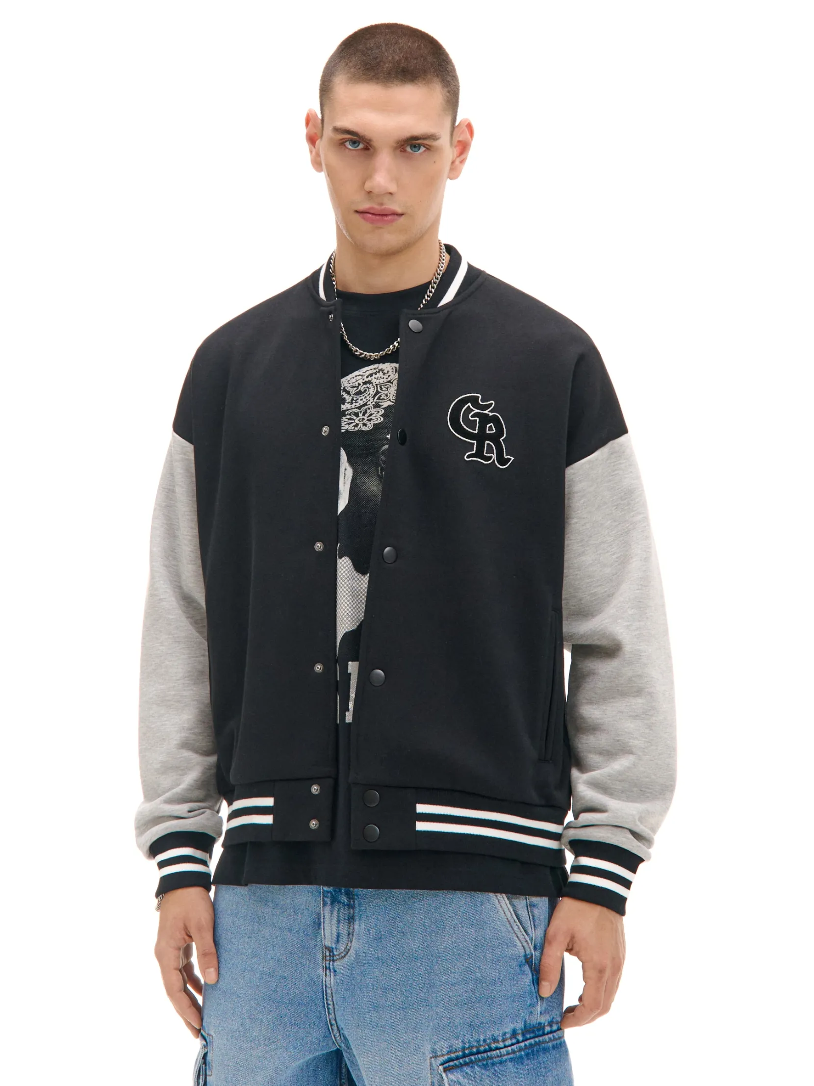 Outlet Bluza college na zatrzaski Bluzy