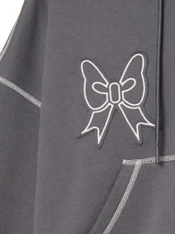 Best Bluza hoddie z kontrastowymi przeszyciami Bluzy