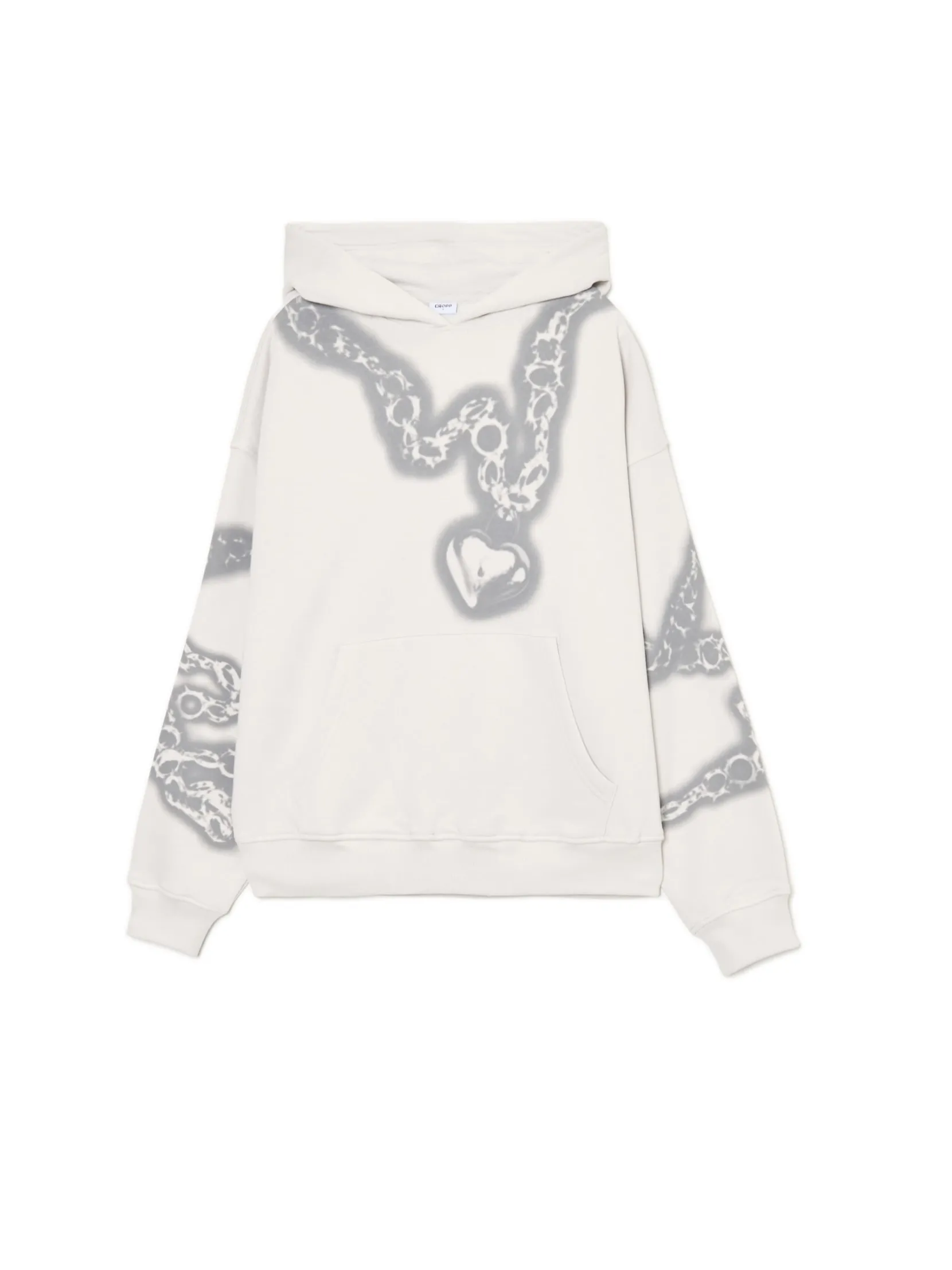Outlet Bluza hoodie z motywem łańcucha UNISEX Unisex|Unisex