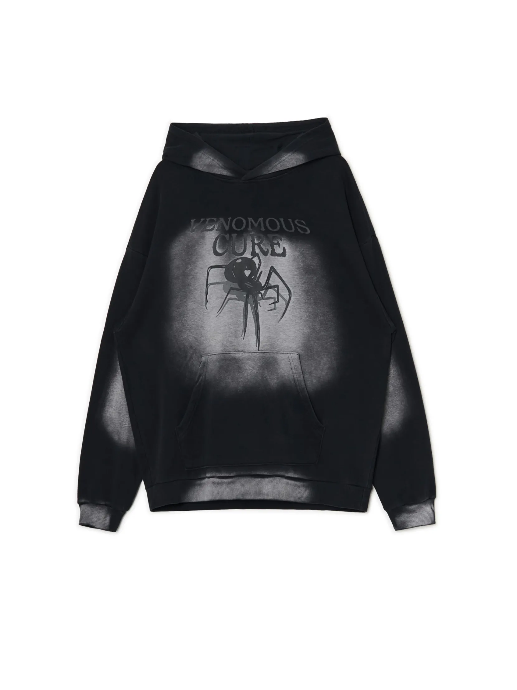 Sale Bluza hoodie z motywem pająka Bluzy