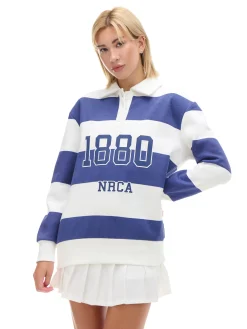 Discount Bluza w paski z aplikacją Bluzy