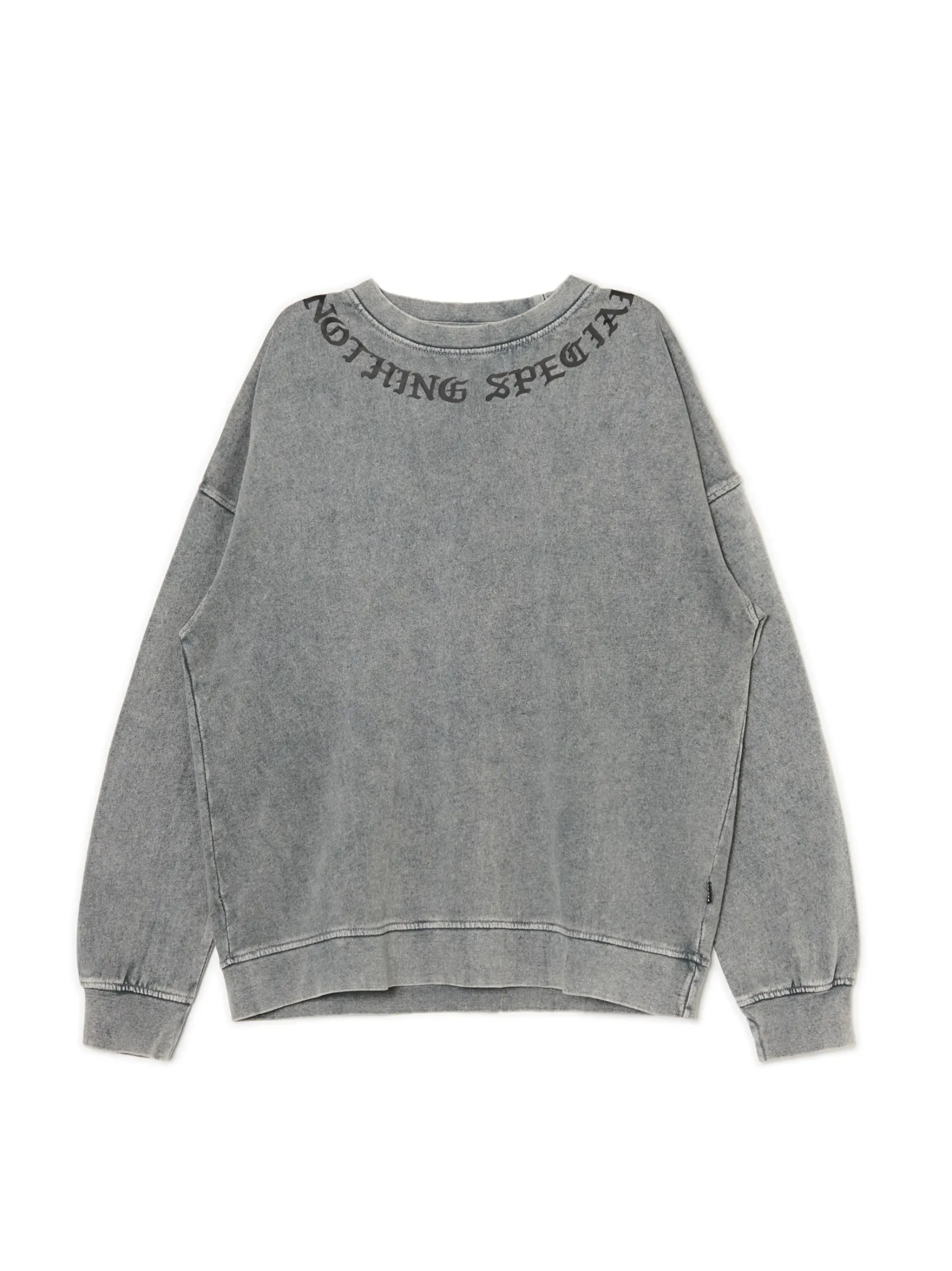 Discount Bluza z efektem sprania i napisem Bluzy