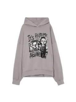 Hot Bluza z kapturem i Laleczką Chucky Bluzy