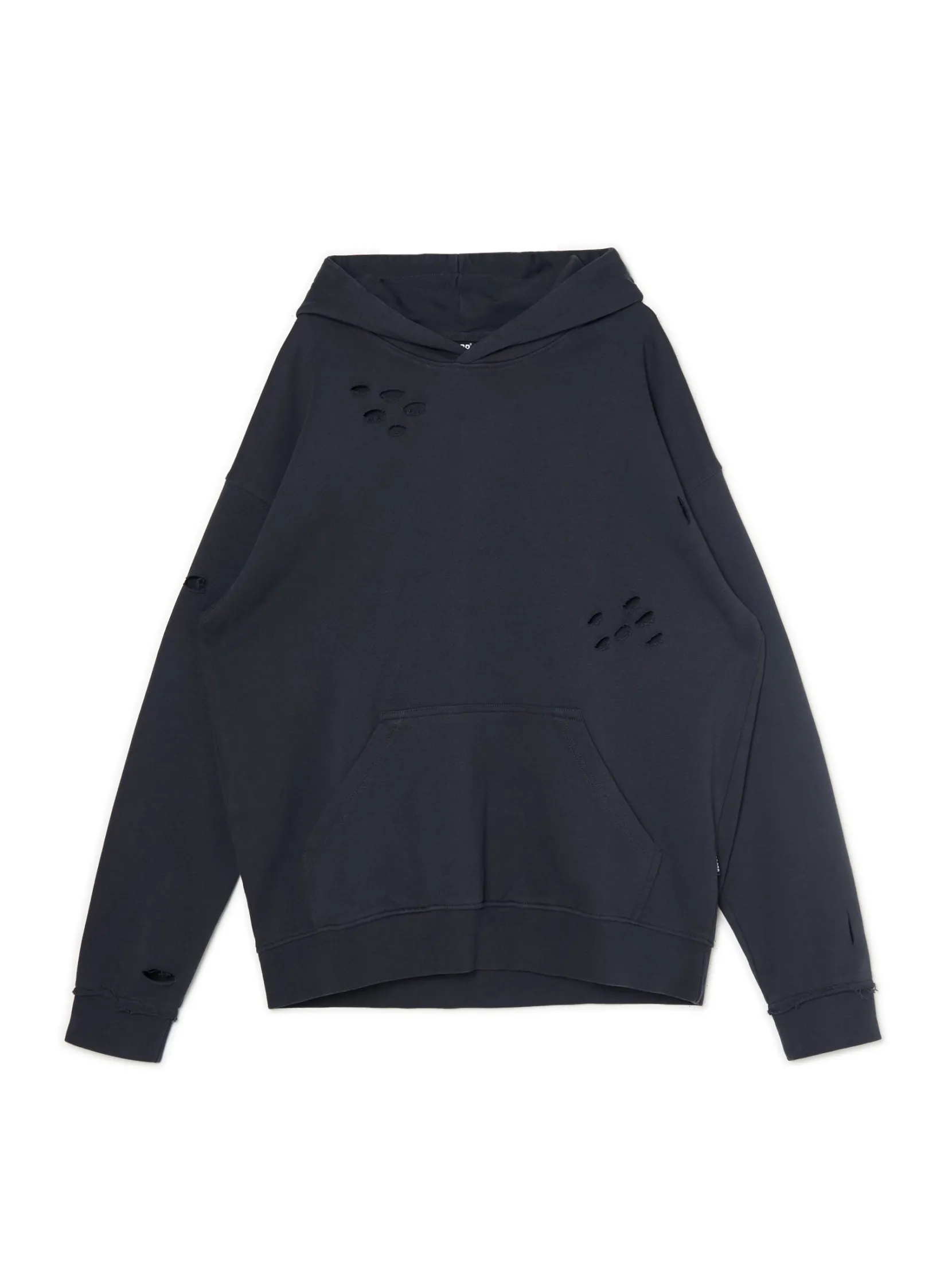 Outlet Bluza z kapturem z ozdobnymi wycięciami Bluzy