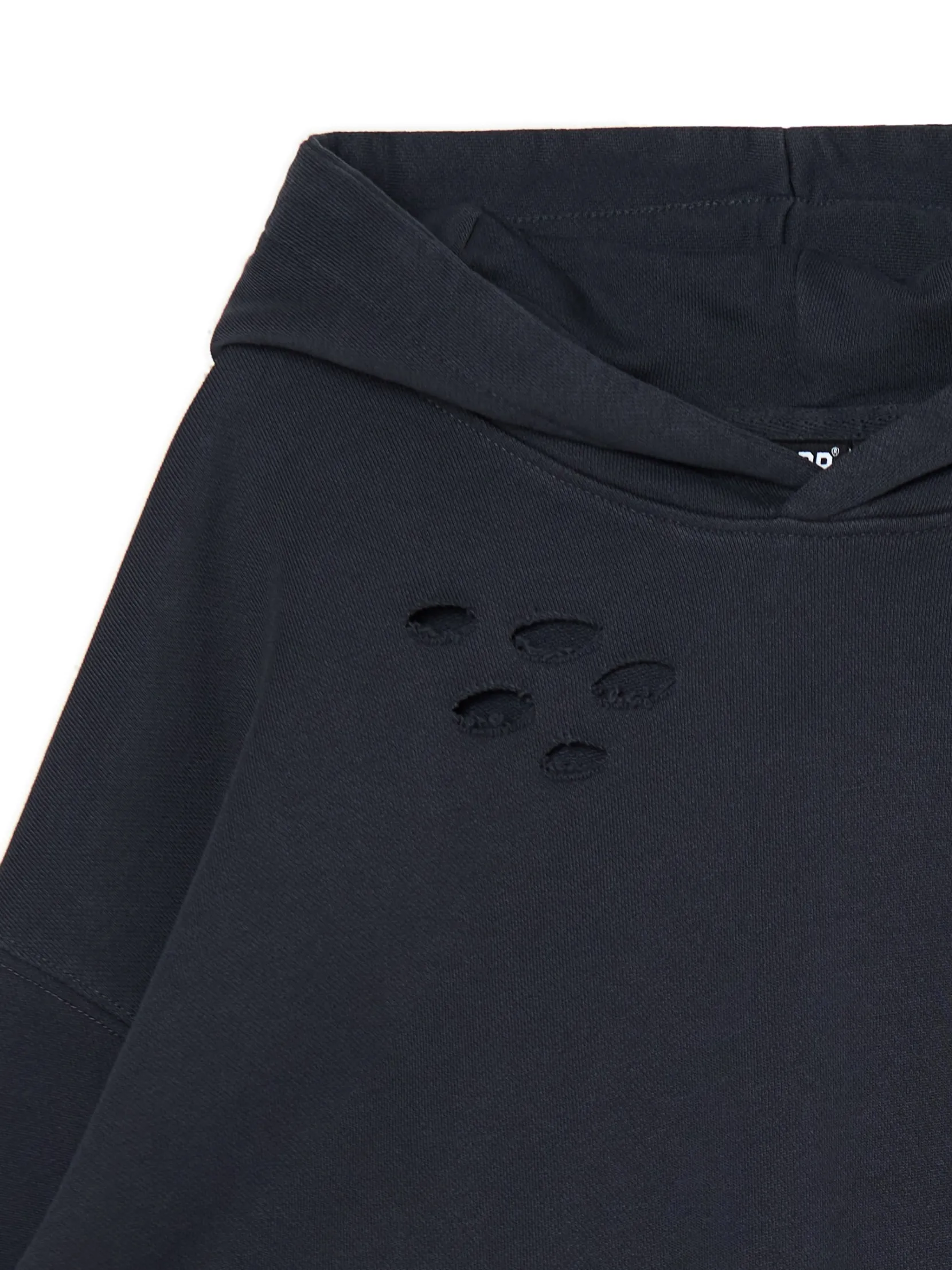 Outlet Bluza z kapturem z ozdobnymi wycięciami Bluzy