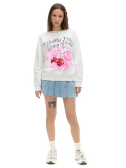 New Bluza z nadrukiem cherry Bluzy