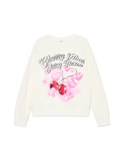 New Bluza z nadrukiem cherry Bluzy