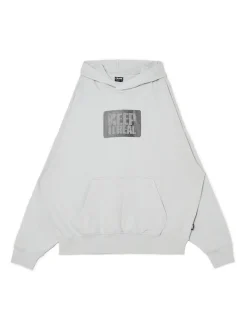 Sale Bluza z napisem Keep It Real Bluzy