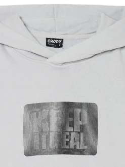 Sale Bluza z napisem Keep It Real Bluzy
