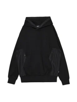 Outlet Bluza z tkaninowymi wstawkami Bluzy