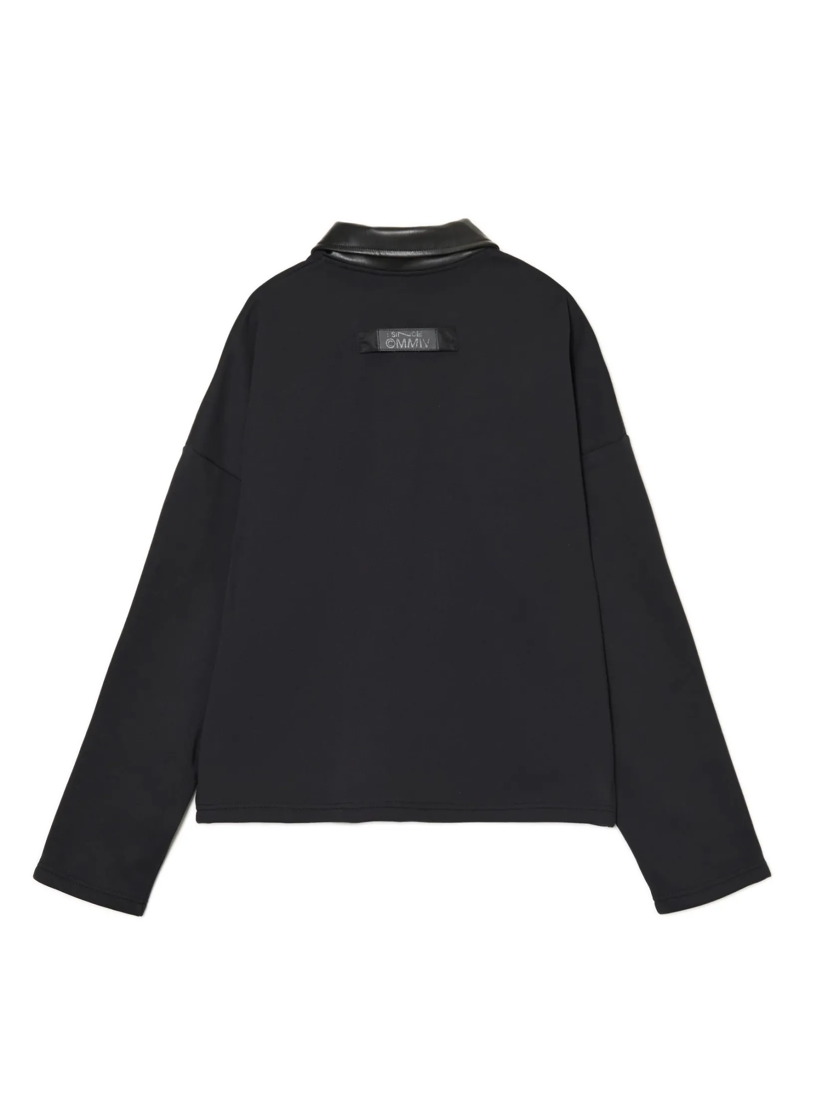 Clearance Bluza ze skórzanym kołnierzykiem Bluzy
