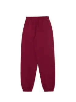 Sale Bordowe dresowe joggery Spodnie|Sety