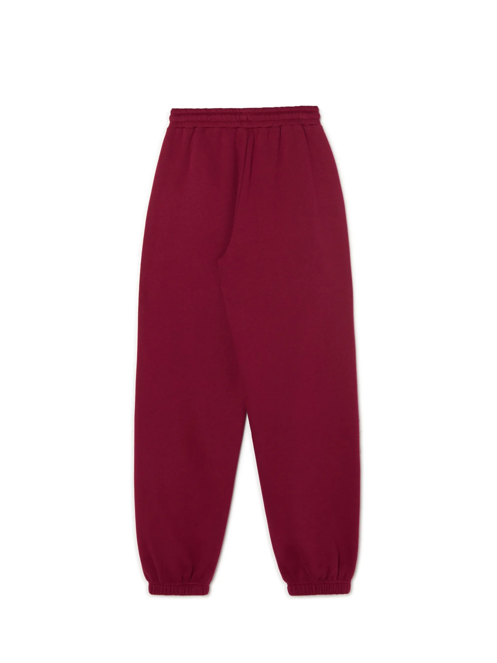 Sale Bordowe dresowe joggery Spodnie|Sety