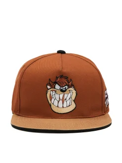 Fashion Brązowa czapka z daszkiem Looney Tunes Czapki