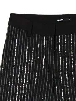 Best Cekinowe spodnie tailoring Spodnie|Sety