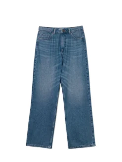 Sale Ciemnoniebieskie jeansy baggy Jeansy
