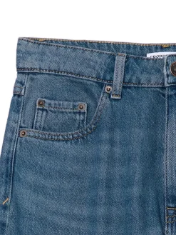 Sale Ciemnoniebieskie jeansy baggy Jeansy