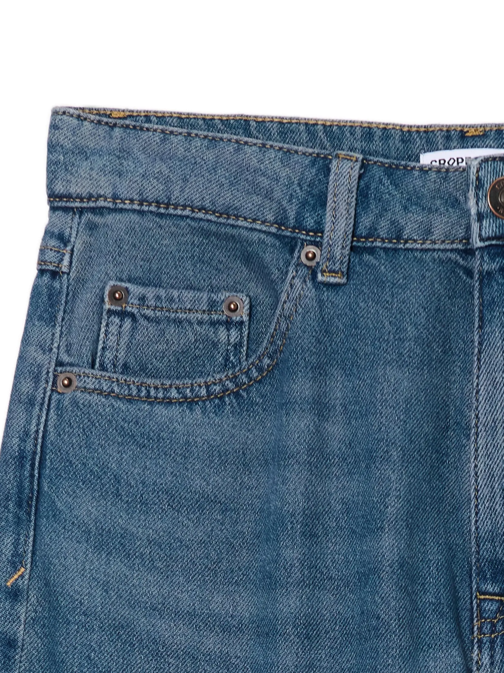 Sale Ciemnoniebieskie jeansy baggy Jeansy