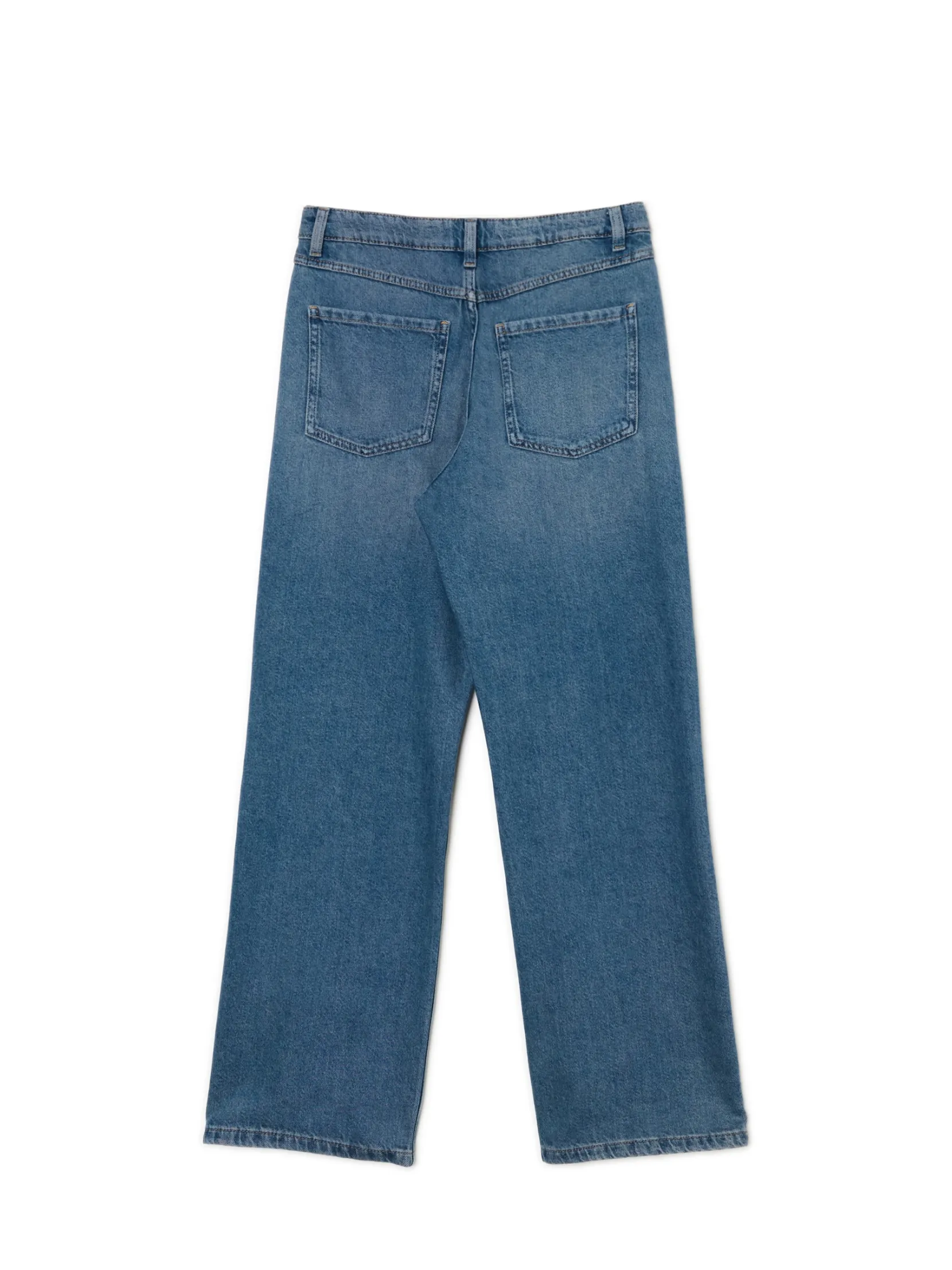 Sale Ciemnoniebieskie jeansy baggy Jeansy