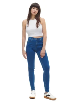 Outlet Ciemnoe jeansy push up TALL Jeansy