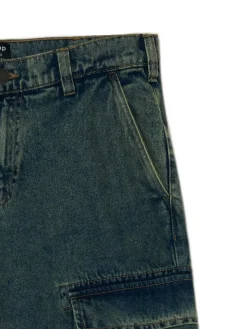 Discount Ciemnoe jeansy wide leg Jeansy