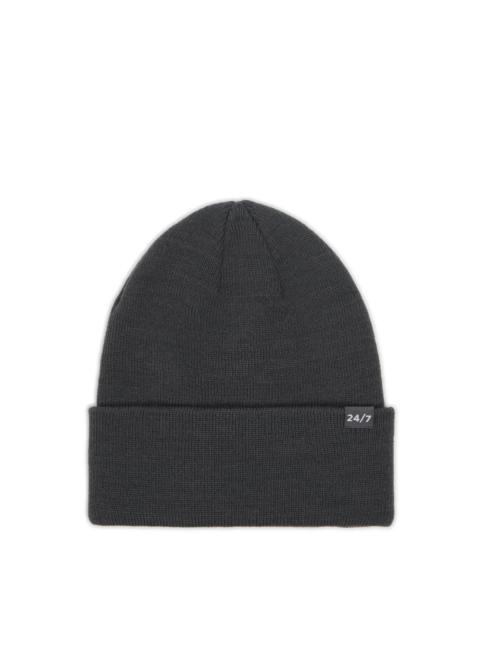 Outlet Ciemnoszara czapka beanie Czapki