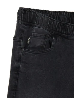 Discount Ciemnoszare jeansowe joggery Jeansy