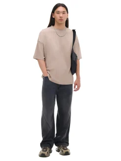 Fashion Ciemnoszare jeansy super baggy Jeansy|Baggy