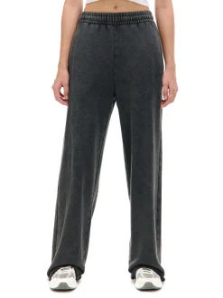 Clearance Ciemnoszare spodnie wide leg Spodnie|Sety
