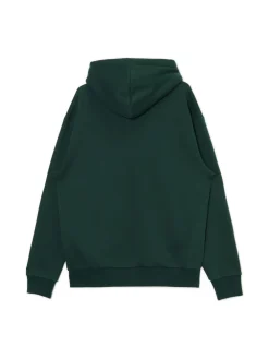 Hot Ciemnozielona bluza regular z kapturem Bluzy
