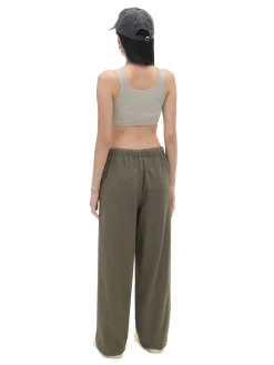 Outlet Ciemnozielone jeansy parachute Jeansy