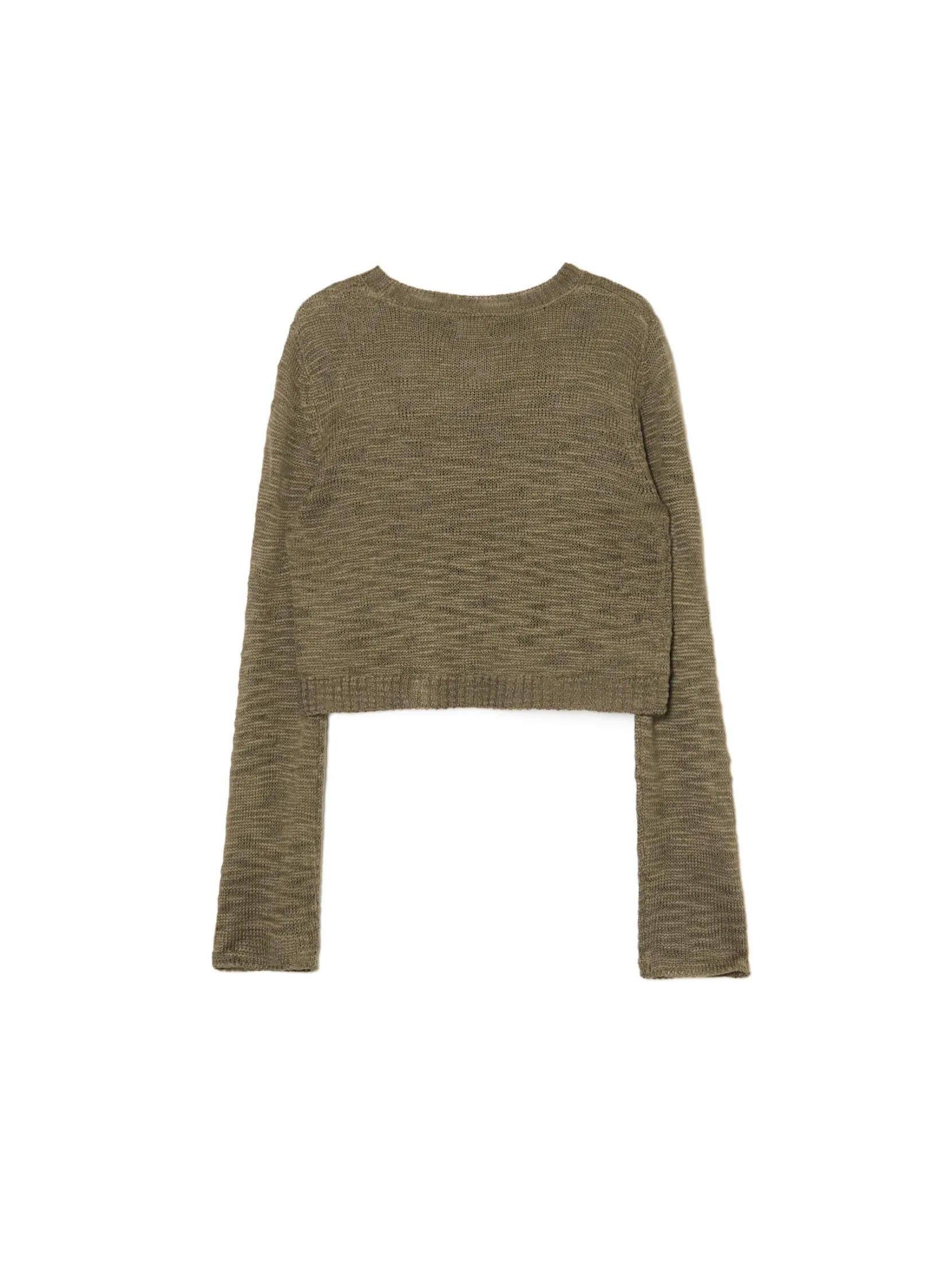 Best Ciemno krótki sweter Swetry
