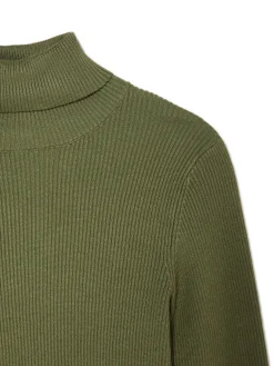 Discount Ciemno sweter z półgolfem Swetry