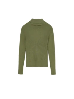 Discount Ciemno sweter z półgolfem Swetry
