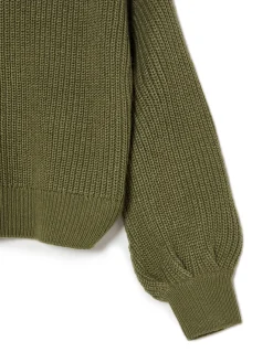 Clearance Ciemno sweter z szerokim rękawem Swetry