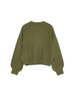 Clearance Ciemno sweter z szerokim rękawem Swetry